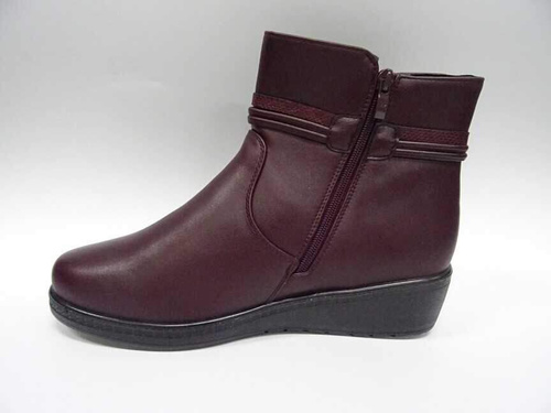 Botki damskie 7A8105-7.RED Ocieplane (36/42,12par)