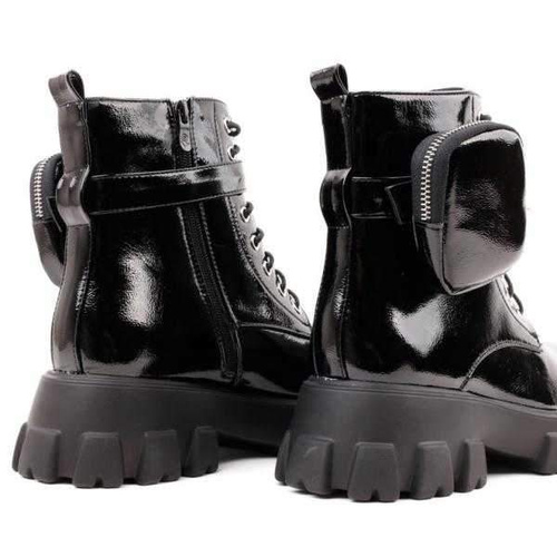 Botki damskie RM12M-2.BLACK Ocieplane (36/40,8par)