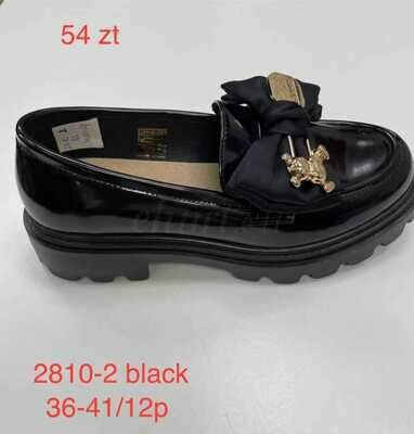 Półbuty damskie 7A2810-2.BLACK (36/41,12par)