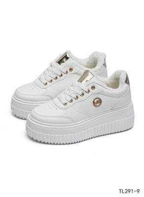 Buty sportowe damskie TL291-9.WHITE (36/41,12par)