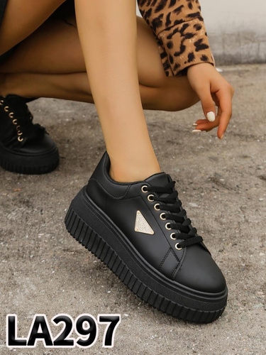 Buty sportowe damskie LA297.BLACK (36/41,12par)