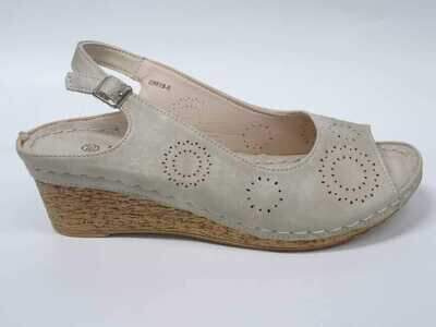 Sandały damskie 7AC9919-5.BEIGE (36/41,12par)