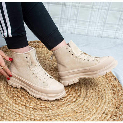 Trampki damskie 7ALT231.BEIGE (36/41,12par)