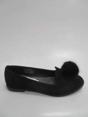 Balerinki damskie 7AL740-1.BLACK (36/41,8par)