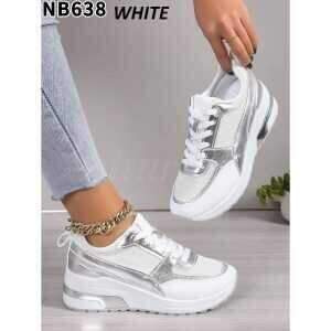 Buty sportowe damskie  7ANB638.WHITE  (36/41,12par)