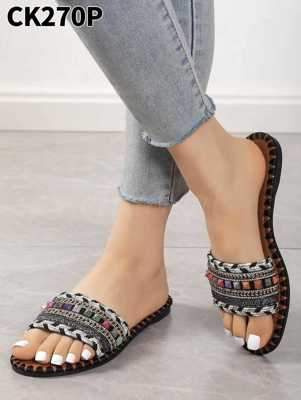 Klapki damskie 7ACK270.BLACK (36/41,12par)