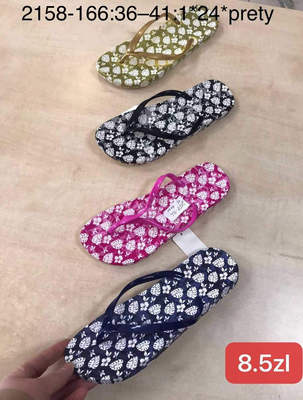 Klapki damskie 7A2158-166.MIX (36/41,24par)