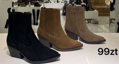 Botki damskie ocieplane NC1339.KOLORDOWYBORU (36/41,12par)