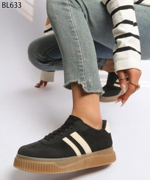 Buty sportowe damskie  7ABL633.BLACK (36/41,12par)