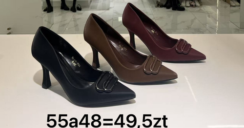 Czółenka damskie 7A55A48.BROWN (36/41,12par)