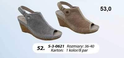 Sandały damskie 7A0621.KOLORDOWYBORU (36/40,8par)