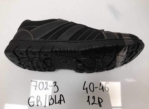 Buty sportowe męskie 9A702-3.GREY/BLACK (40/46,12par)