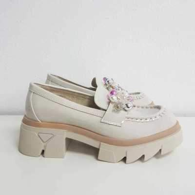 Mokasyny damskie 7AC1251E-8.BEIGE (36/41,12par)