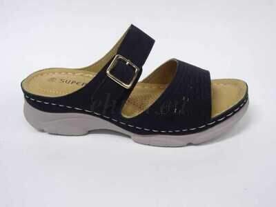 Klapki damskie 7A8097-1.BLACK (36/41,12par)