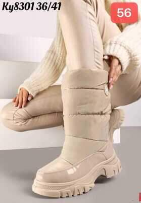 Botki damskie 7AKY8301.BEIGE (36/41,12par)