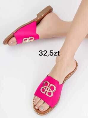 Klapki damskie 7AKK-722.FUSHIA (36/41,12par)