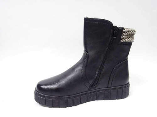 Botki damskie 7A7763-1.BLACK (37/42,12par)