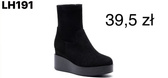 Botki damskie LH191.BLACK (36/41,12par)