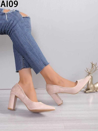 Czółenka damskie AI09.BEIGE (36/41,12par)