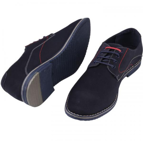 Półbuty męskie AB121A-3.NAVY/RED (40/45,8par)