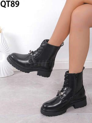 Botki damskie 7AQT89.BLACK Ocieplany (36/41,12par)