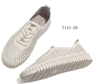 Buty sportowe damskie 7AY141-29.D.BEIGE   (36/41,12par)