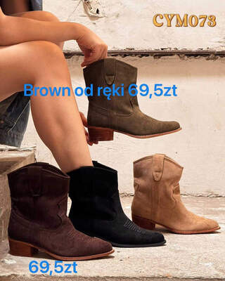 Botki damskie 7ACYM073.KOLORDOWYBORU  (36/41,12par)