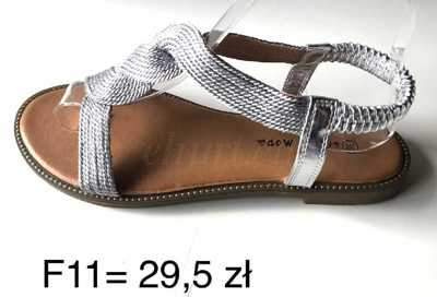 Sandały damskie 7AF11.SILVER (36/41,12par)