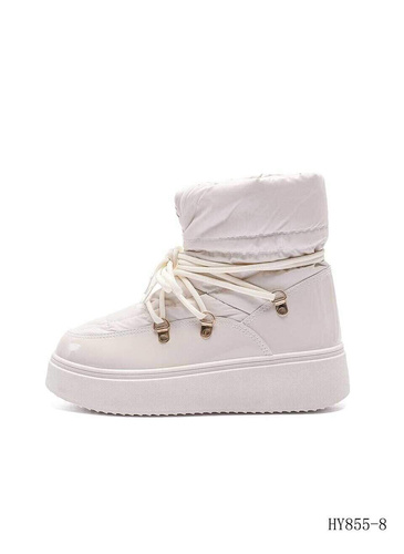 Botki damskie ocieplane HY855-8.BEIGE (36/41,12par)