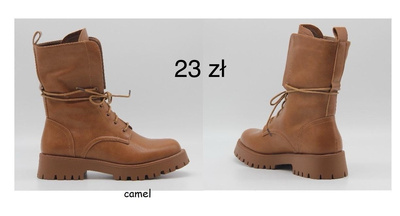 Botki damskie 5701.CAMEL (36/41,12par)