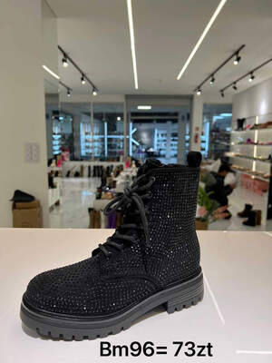 Botki damskie  7ABM96.BLACK  (36/41,12par)