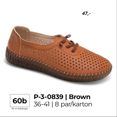 Półbuty damskie 3-0839.ORANGE (36/41,8par)
