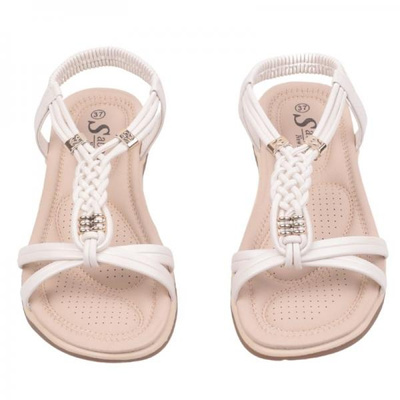 Sandały damskie DH21-4.WHITE (36/41,12par)