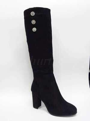 Kozaki damskie 7AMD7327-1.BLACK (36/41,12par)