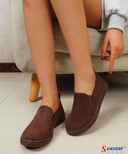 Buty sportowe damskie 7ANB811.BROWN  (36/41,12par)