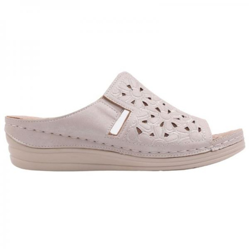 Klapki damskie DE203-8.BEIGE (36/41,12par)