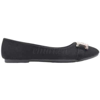 Balerinki dziewczęce 5AF22AC-1.BLACK (31/36,12par)