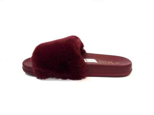 Klapki damskie HN52-14.BURGUNDY (36/41,12par)