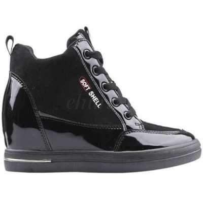 Botki damskie R241-4.BLACK/GOLD (36/41,12par)