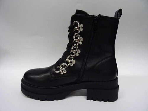 Botki damskie     7AQ22-1.BLACK    (36/41,12par)