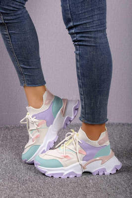 Buty sportowe damskie 7ABL376.BLUE (36/41,12par)