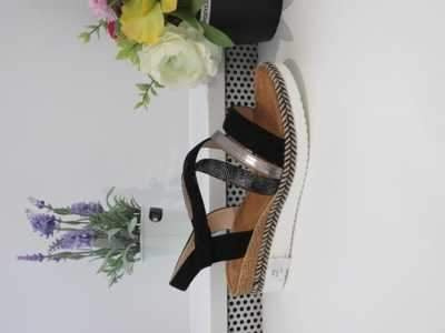 Sandały damskie 7AE6183.BLACK (36/41,12par)