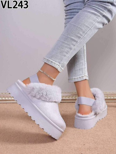 Kapcie damskie VL243.GREY (36/41,12par)