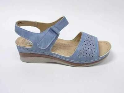 Sandały damskie 7AW676-11.BLUE (36/41,12par)