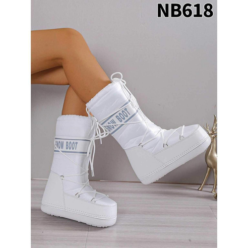Botki damskie  NB618.WHITE (36/41,10par)