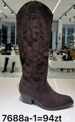 Kozaki damskie 7688A-1.BROWN (36/41,12par)