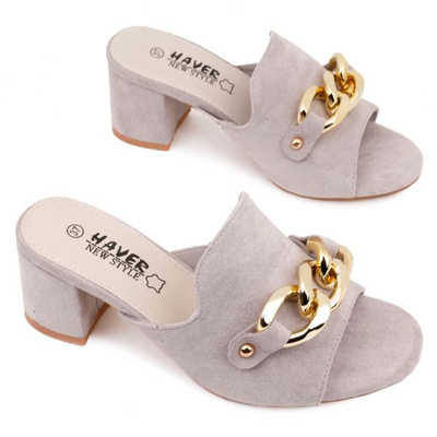 Klapki damskie SY36A-5.GREY (36/41,12par)