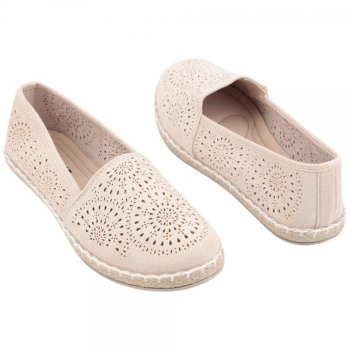 Balerinki damskie F37-4.BEIGE (36/41,12par)