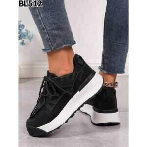 Buty sportowe damskie 7ABL512.BLACK (36/41,12par)