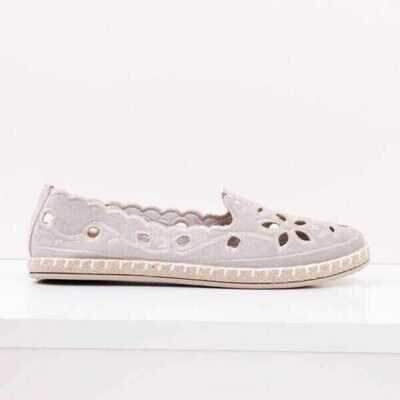 Balerinki damskie 7AF40-6.BEIGE (36/41,12par)